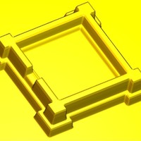 Small coaster holder 3D Printing 108747