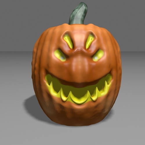 Evil Pumpkin 3D Print 108749