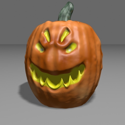 Evil Pumpkin 3D Print 108750