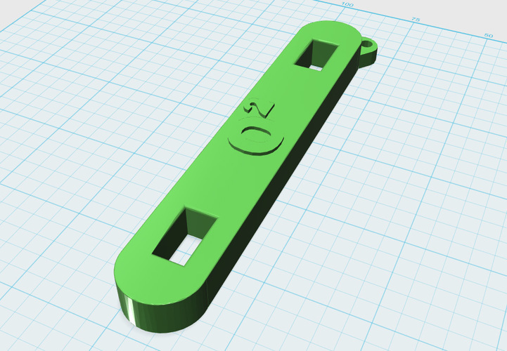 Oxygen Tank Wrench 3D Print 108896