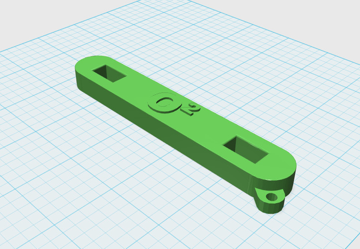 Oxygen Tank Wrench 3D Print 108897