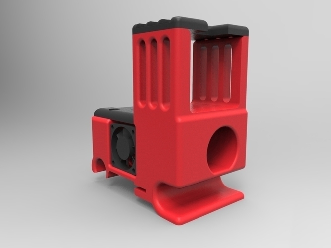 DaVinci E3D v6 dobuble fan carriage. 3D Print 108909