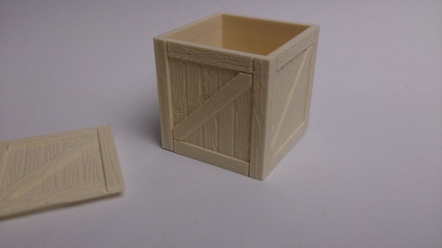 Wooden crate / box 3D Print 108954