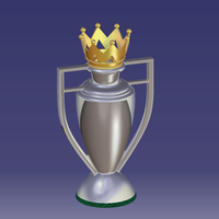Small Premier League Trophy 3D Printing 109009