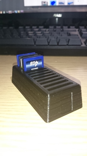 SD Card Holder 3D Print 109018