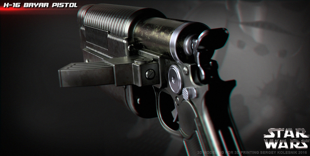 K-16 Bryar pistol 3D Print 109090