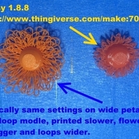 Super Flowers (drooloop flowers) Wide Petal- customizable - Thumbnail 4