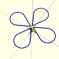 Super Flowers (drooloop flowers) Wide Petal- customizable - Thumbnail 5