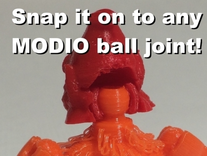 Modio Markerbot Gnome Head! 3D Print 109153