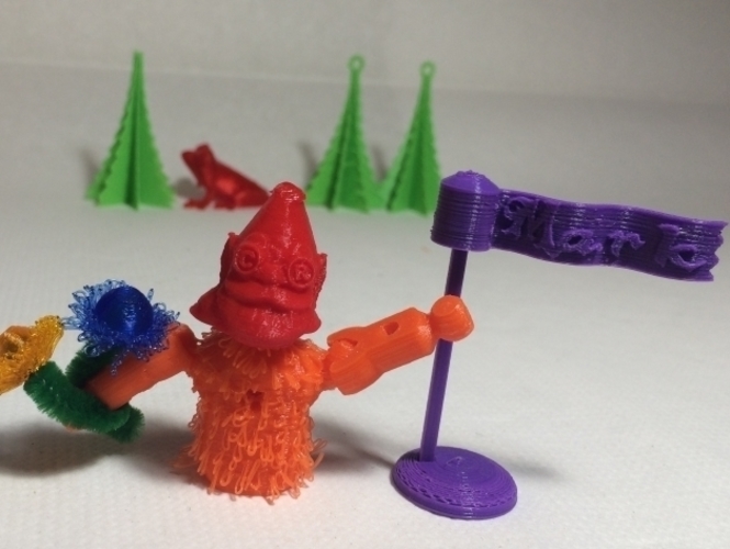 Modio Markerbot Gnome Head! 3D Print 109154