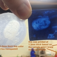Keychain Lithopane - Customizable - Thumbnail 2