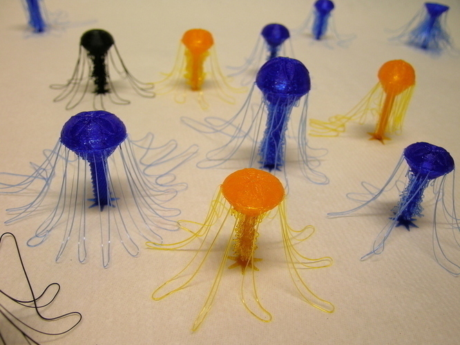 Jellyfish customizable - drooloops 3D Print 109172