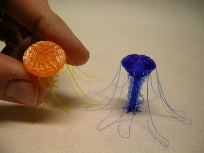 Jellyfish customizable - drooloops 3D Print 109173