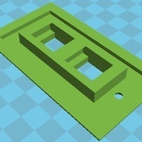 small as possible two Jack face plate - Thumbnail 2