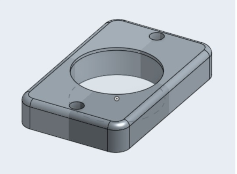 A simple casing for a 30mm LED light 