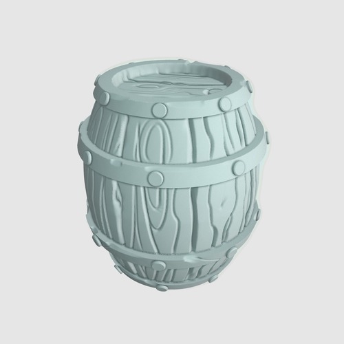 Rocket Pig Games: Barrel 3D Print 109393