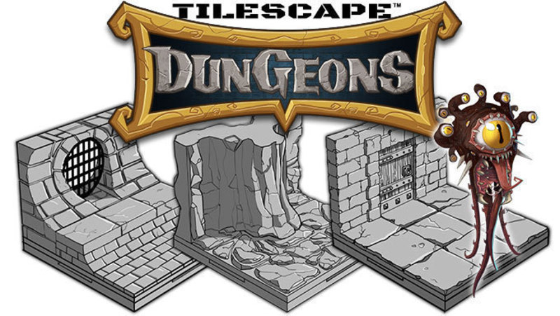 Tilescape™ DUNGEONS Modular Terrain Sample Pack