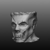 Zombie Head Candy Holder - Thumbnail 1