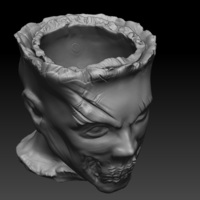 Zombie Head Candy Holder - Thumbnail 2