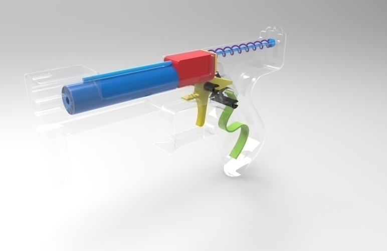 prop gun - blowback 3D Print 109459