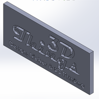 Small 3D THINGS LOGO 3D Printing 109486