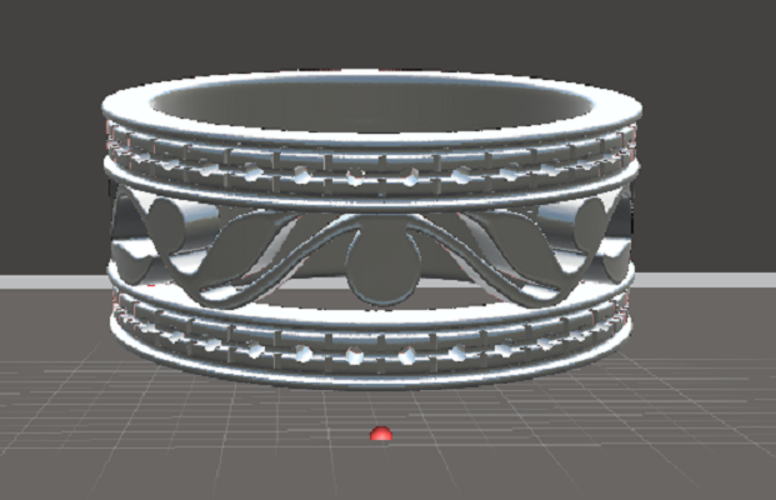 Wedding Ring "Endless Joy" 3D Print 109511