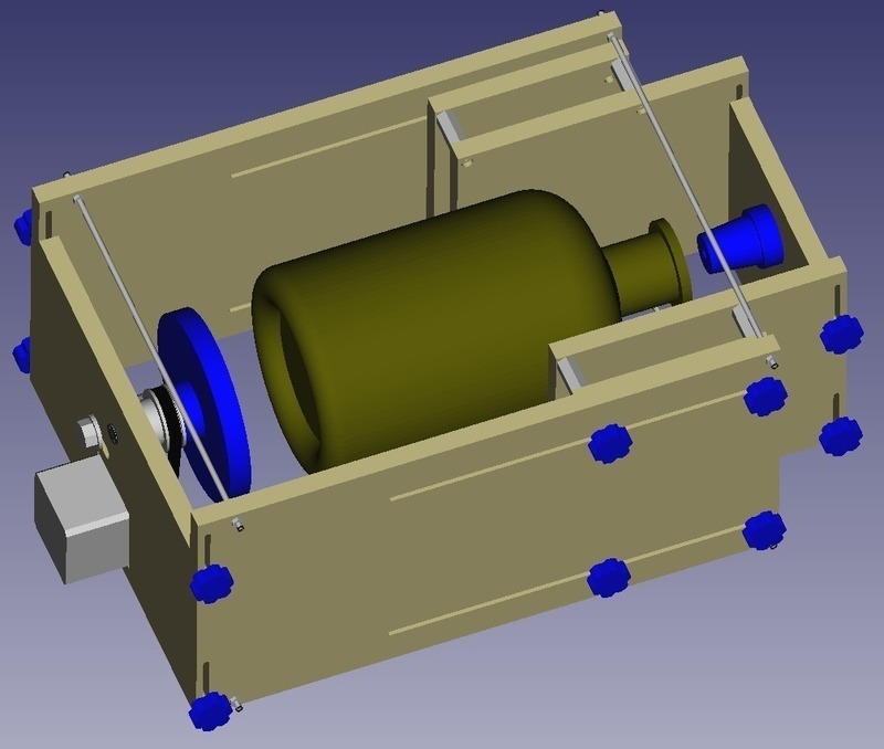 Quarto asse per laser 40W cinese (Fourth axis for laser 40W chin