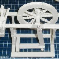 Small Molinello filatoio (spinning wool) 3D Printing 109601