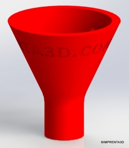 Funnel with air duct 3D Print 109627
