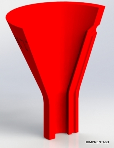 Funnel with air duct 3D Print 109628