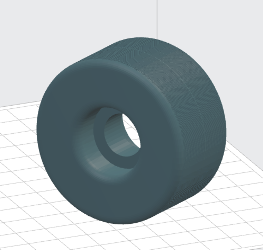 54 mm Skateboard Wheel 3D Print 109714