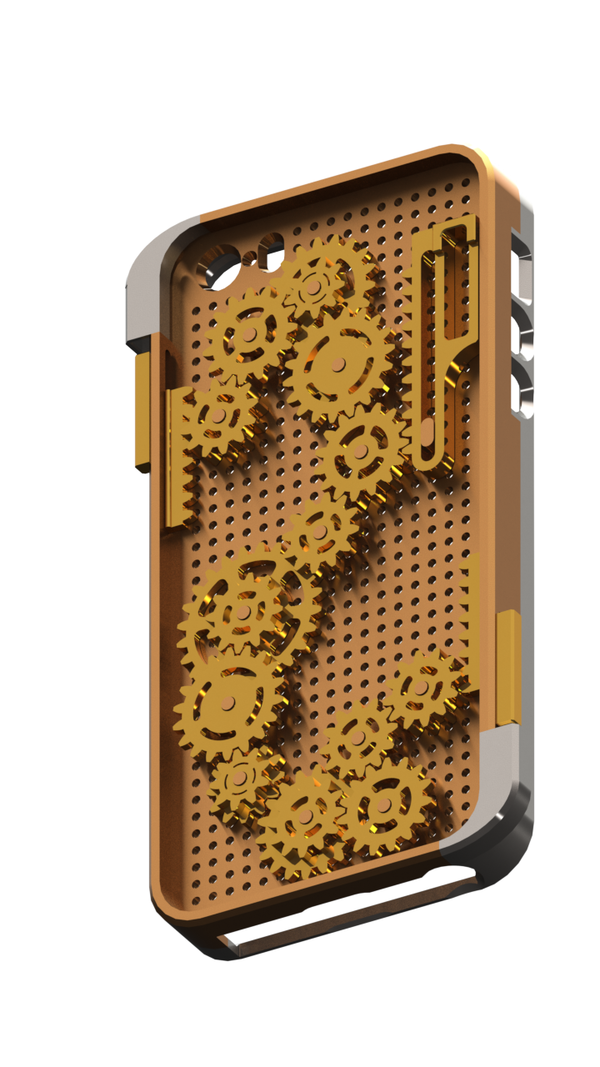 Medium Gears iPhone 5/5s/SE Case 3D Printing 109752