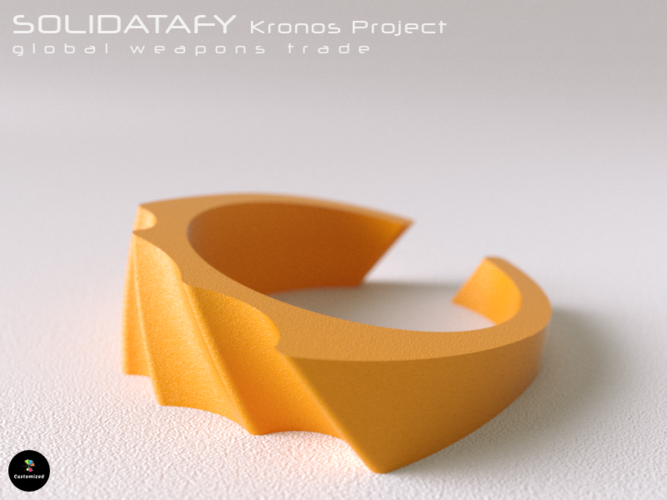 Solidatafy - Global Weapons Trade 3D Print 109862