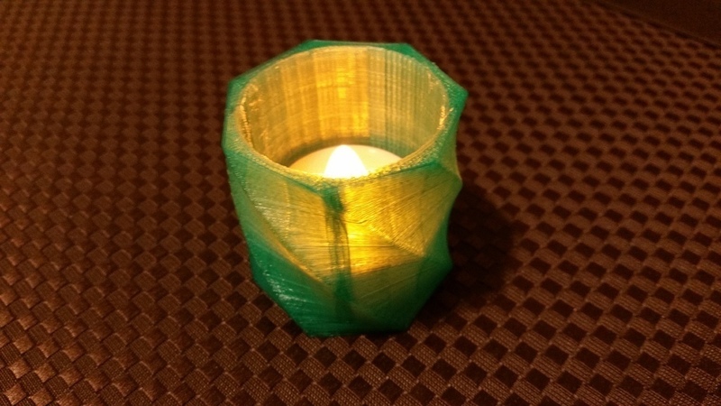 LED tea light candle holder