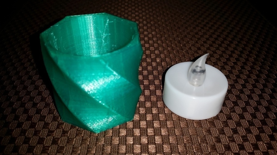 LED tea light candle holder 3D Print 109962