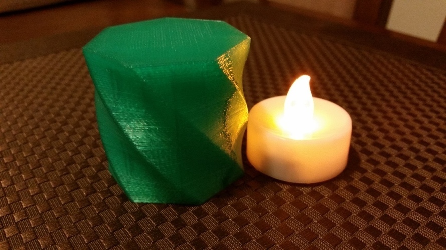 LED tea light candle holder 3D Print 109965