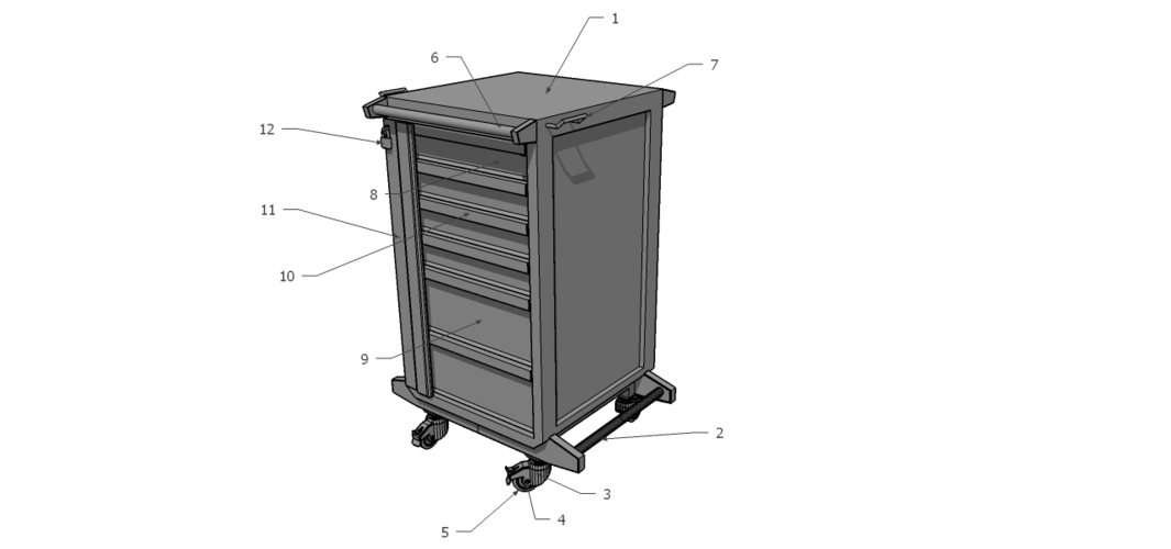 tool cabinet 3D Print 110021