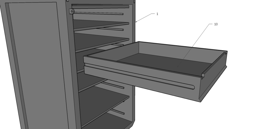 tool cabinet 3D Print 110030