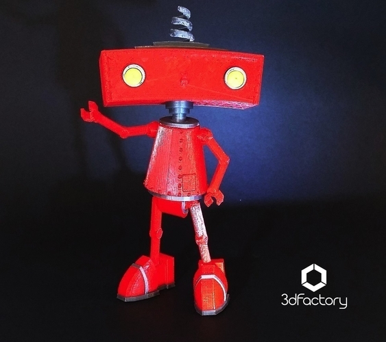 Bad Robot - 3dPrintable - 3dFactory Brasil 3D Print 110034