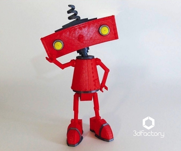 Bad Robot - 3dPrintable - 3dFactory Brasil 3D Print 110035