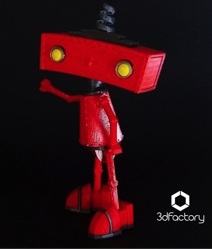 Bad Robot - 3dPrintable - 3dFactory Brasil 3D Print 110036