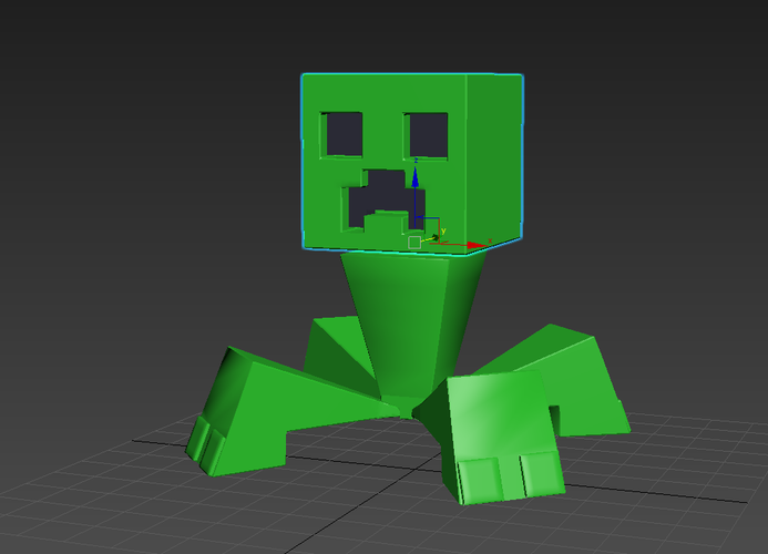 Minecraft Creeper - 3dPrintable - 3dFactory Brasil 3D Print 110040