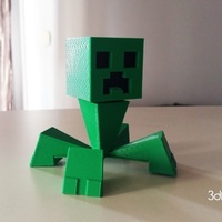 Small Minecraft Creeper - 3dPrintable - 3dFactory Brasil 3D Printing 110042