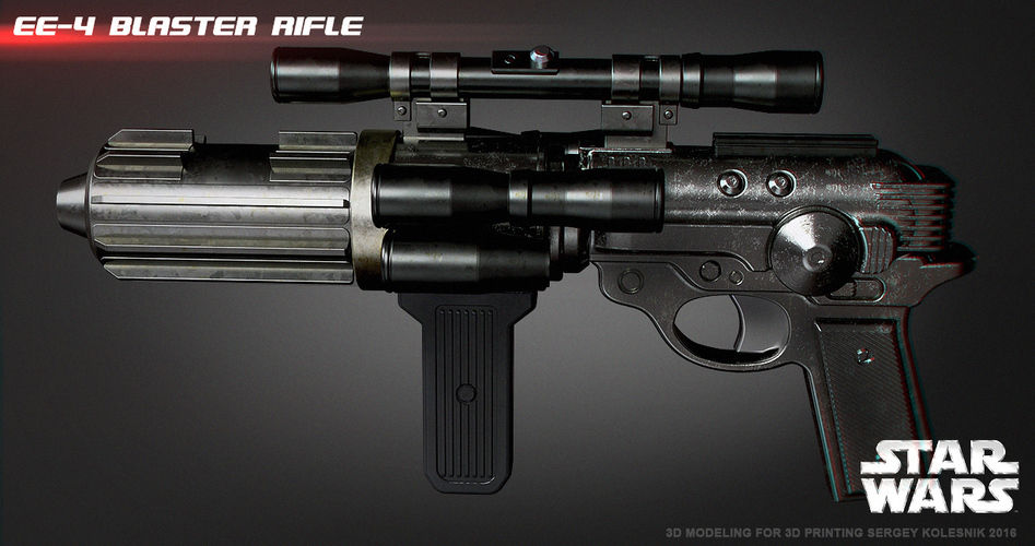 EE-4 blaster rifle 3D Print 110044