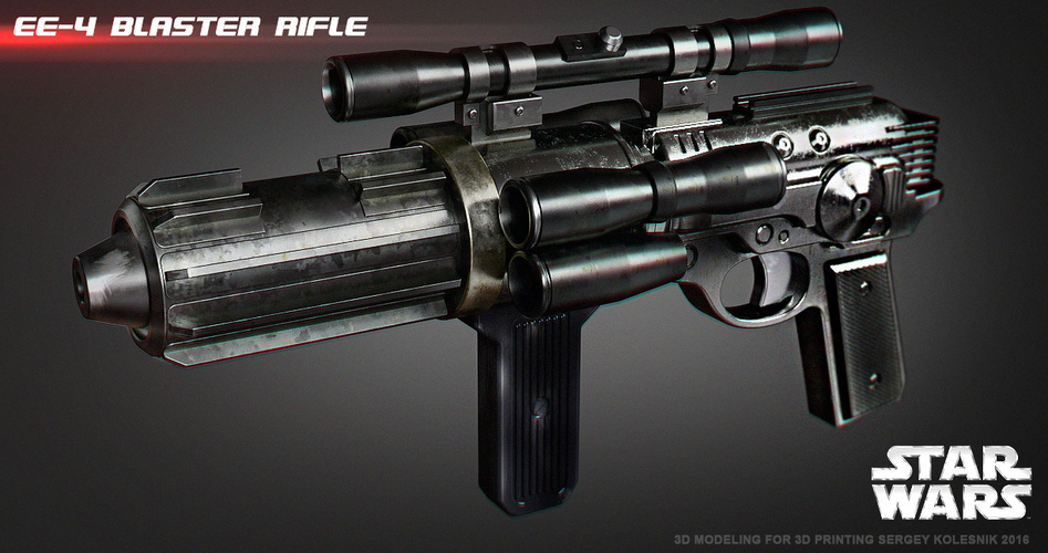 EE-4 blaster rifle 3D Print 110045