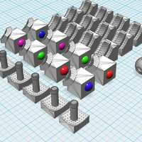 Small rubik cube peices  3D Printing 110056
