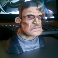 Frankie Figurine Bust Hollow 9cm Height - Thumbnail 11