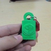 Small fallout keychain 3D Printing 110085