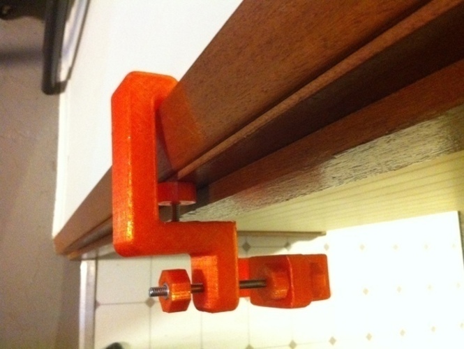 Adjustable Doorway Clamp for Baby Swing 3D Print 110265