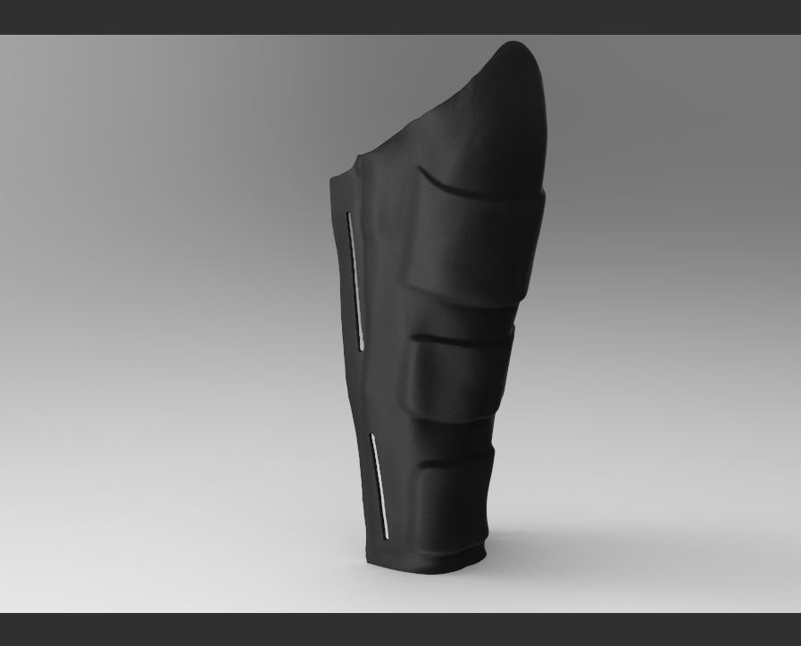 3D Printed BATMAN Shin Guard (COSPLAY) by Carmelo Nazario | Pinshape